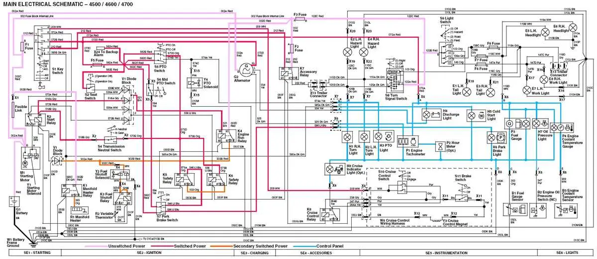 john deere 4700 wiring diagram