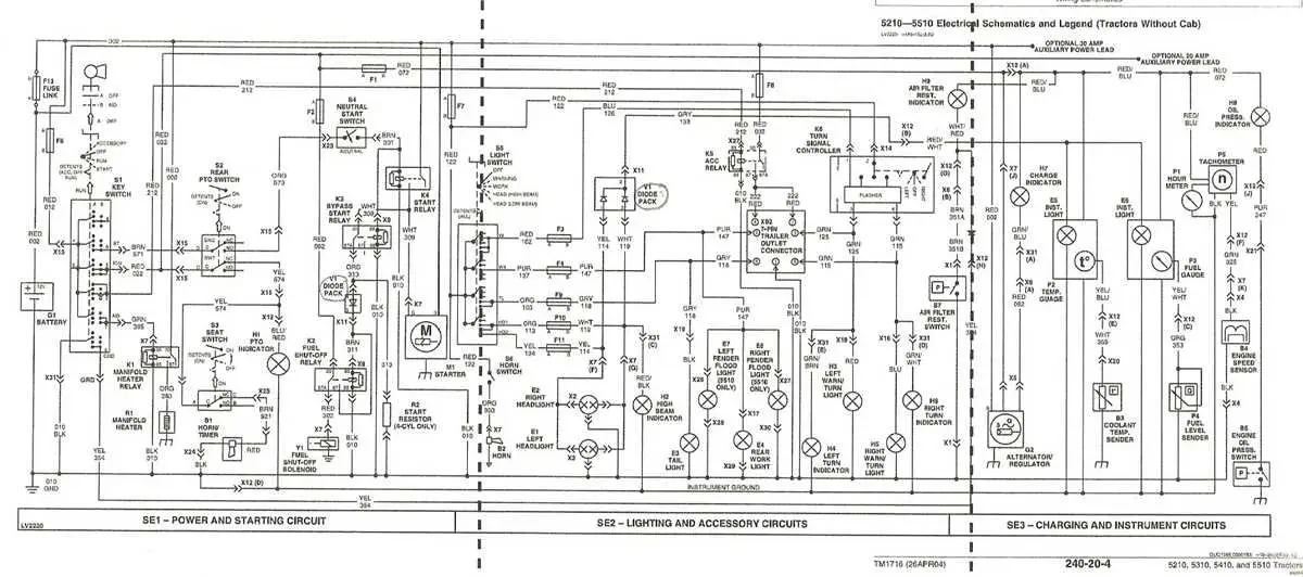 john deere 4710 wiring diagram