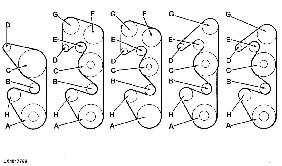 john deere 4720 serpentine belt diagram