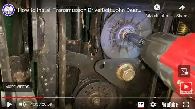 john deere 48 x360 drive belt diagram