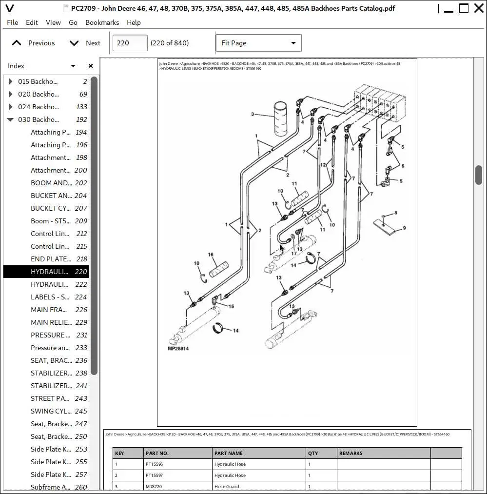 john deere 485 wiring diagram