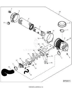 john deere 4850 air cleaner diagram john deere 4850 air cleaner diagram