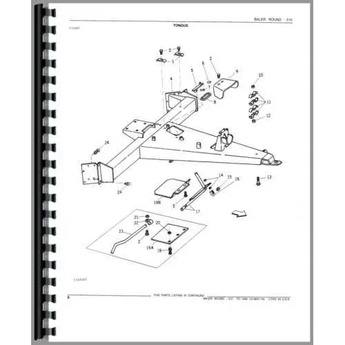 john deere 510 backhoe parts diagram