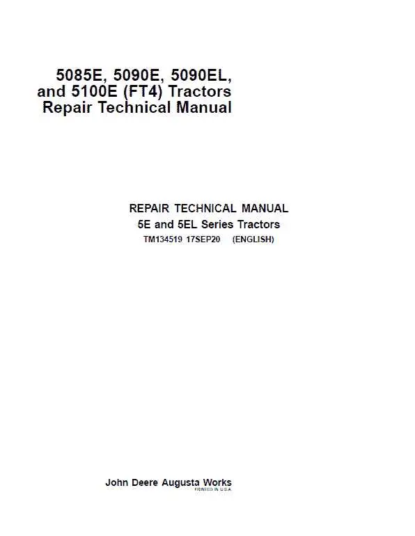 john deere 5100e wiring diagram