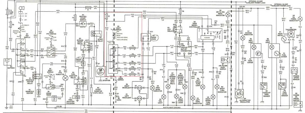 john deere 5103 fuse diagram