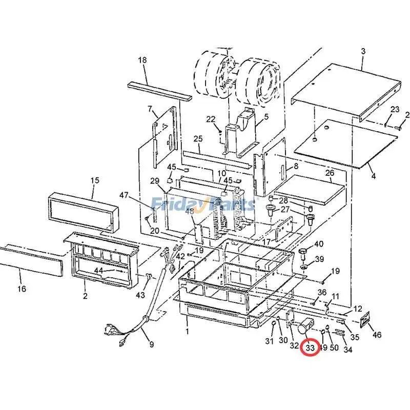 john deere 5400 parts diagram