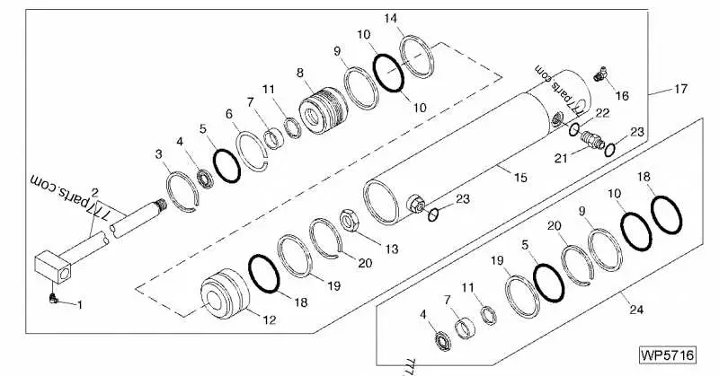 john deere 542 loader parts diagram