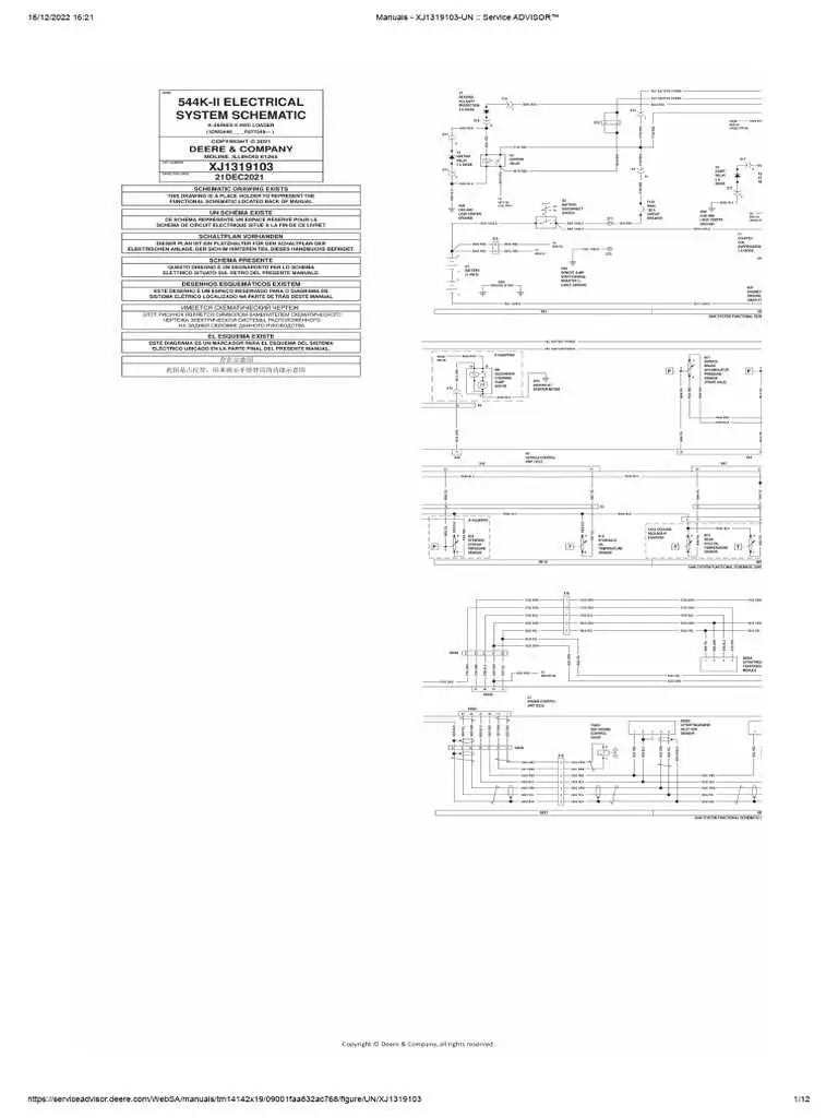 john deere 544k parts diagram