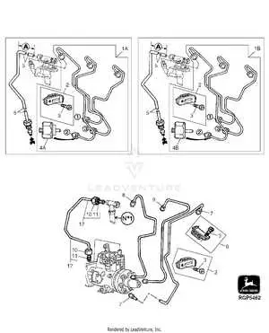 john deere 5520 fuel line diagram