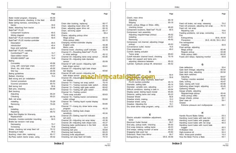 john deere 566 baler parts diagram