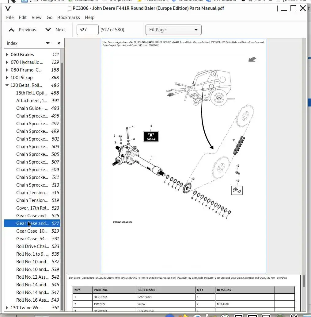 john deere 568 parts diagram