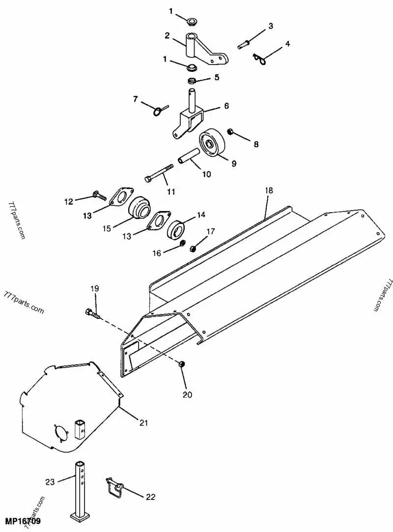 john deere 60 broom parts diagram
