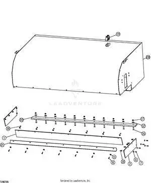 john deere 60 broom parts diagram