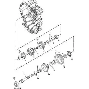 john deere 625i shifter parts diagram
