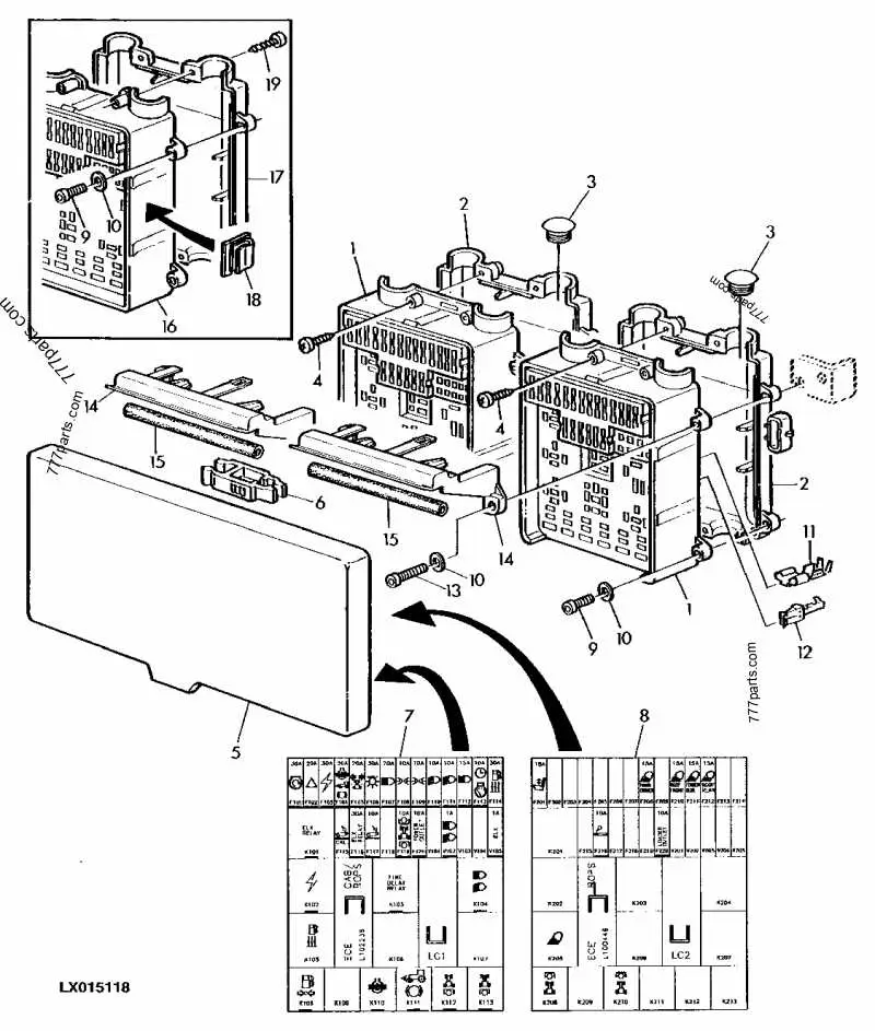 john deere 6300 fuse panel diagram