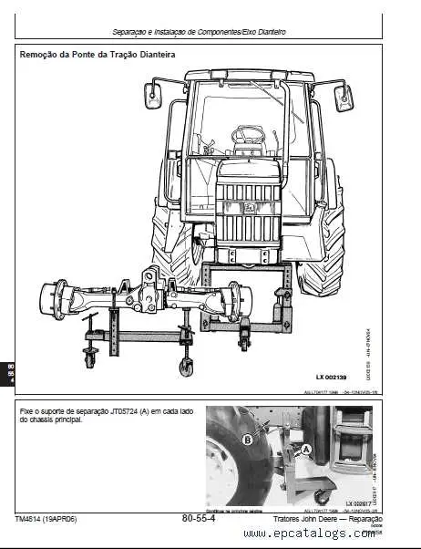 john deere 6405 parts diagram