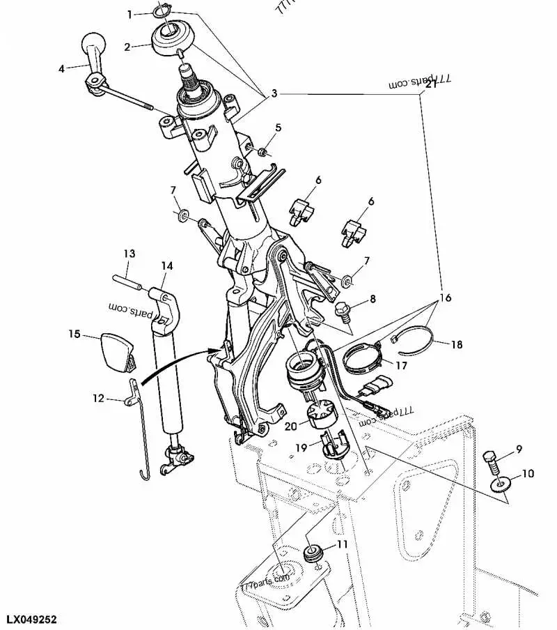 john deere 6430 parts diagram