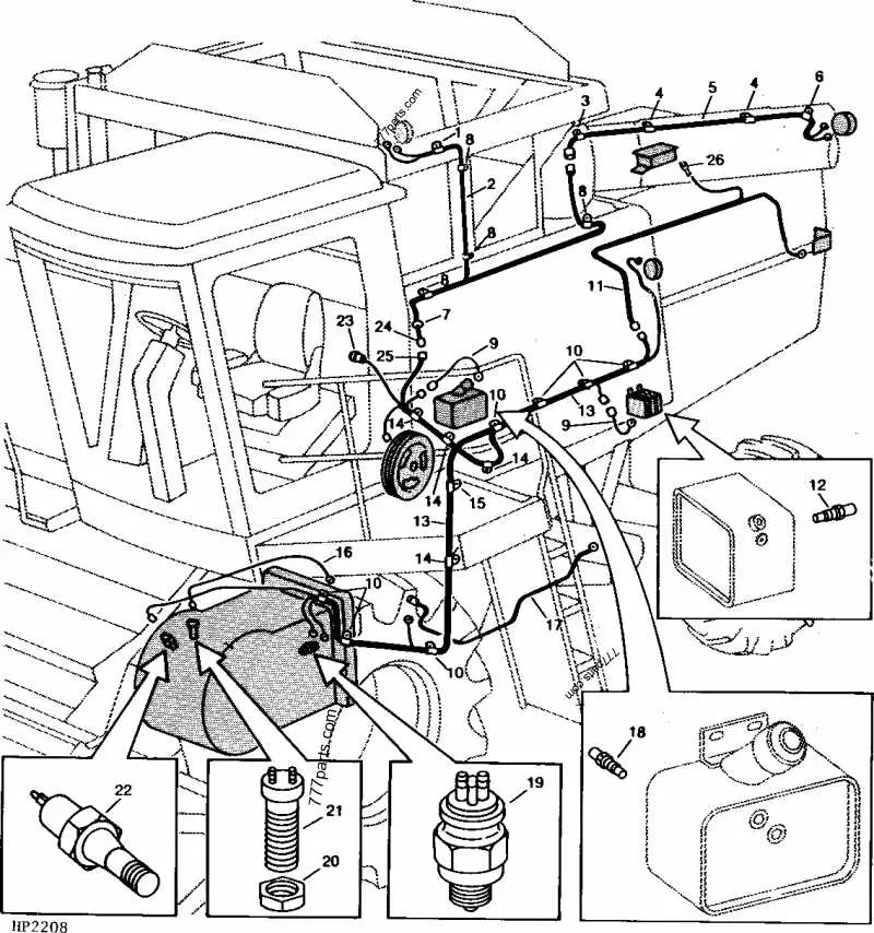 john deere 6620 combine wiring diagram