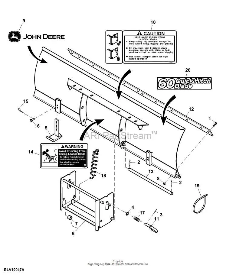 john deere 673 tiller parts diagram