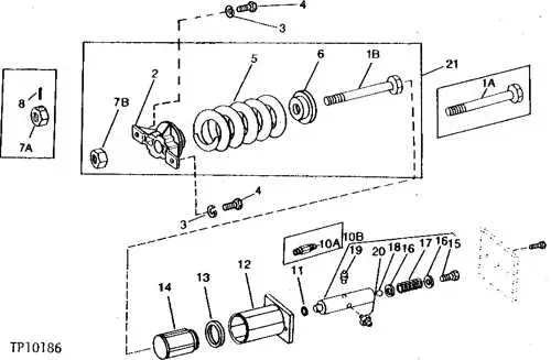 john deere 690b excavator parts diagram