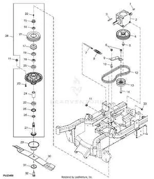 john deere 7 iron pro 60 belt diagram