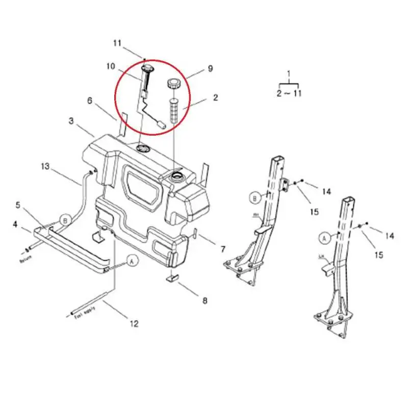 john deere 737 fuel line diagram