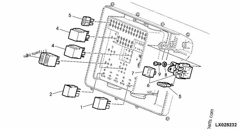john deere 7420 fuse box diagram