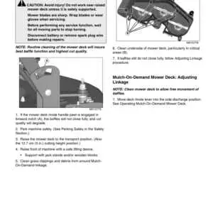 john deere 757 deck diagram