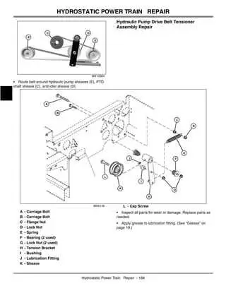 john deere 757 ztrak belt diagram