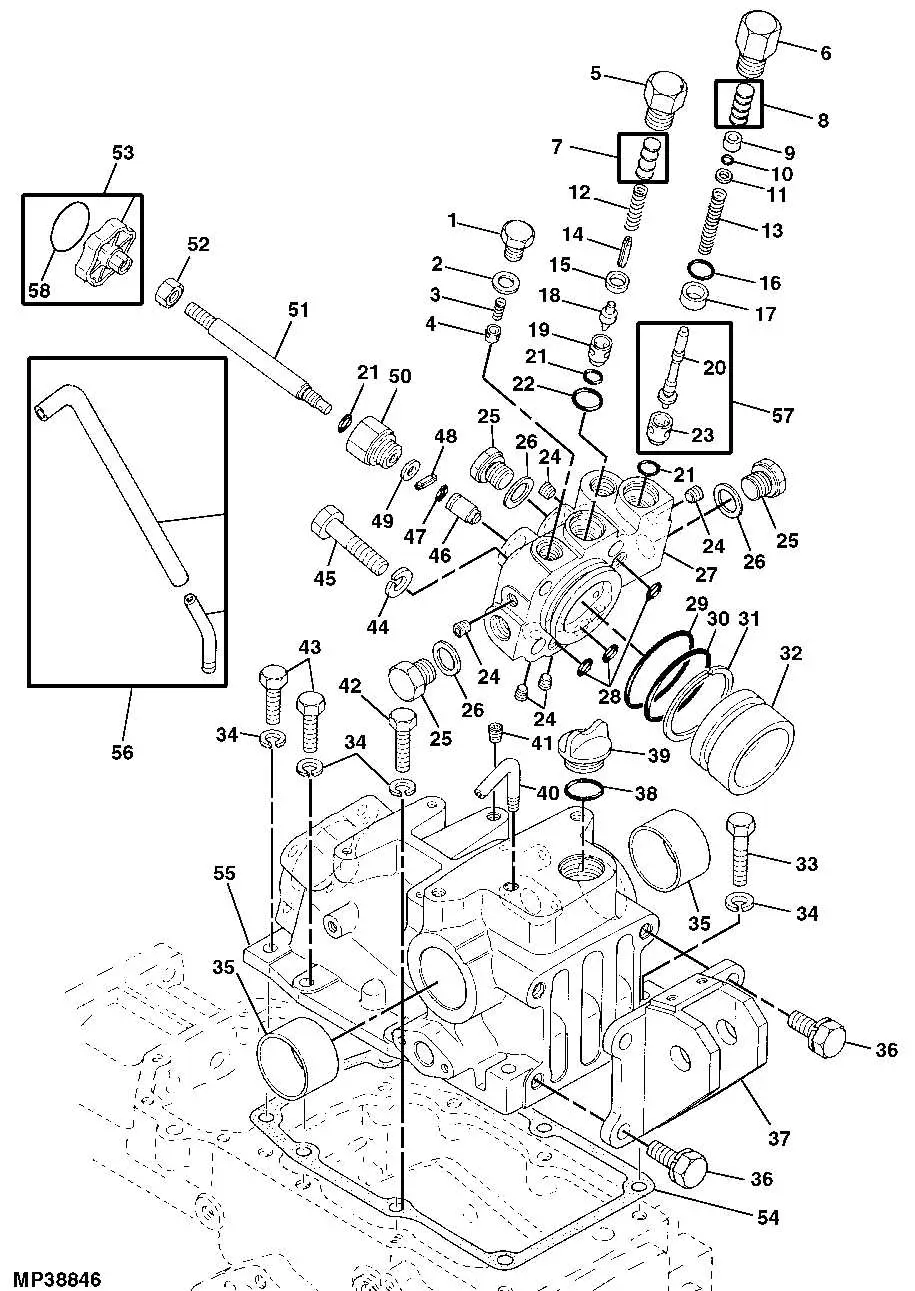 john deere 790 3 point hitch parts diagram