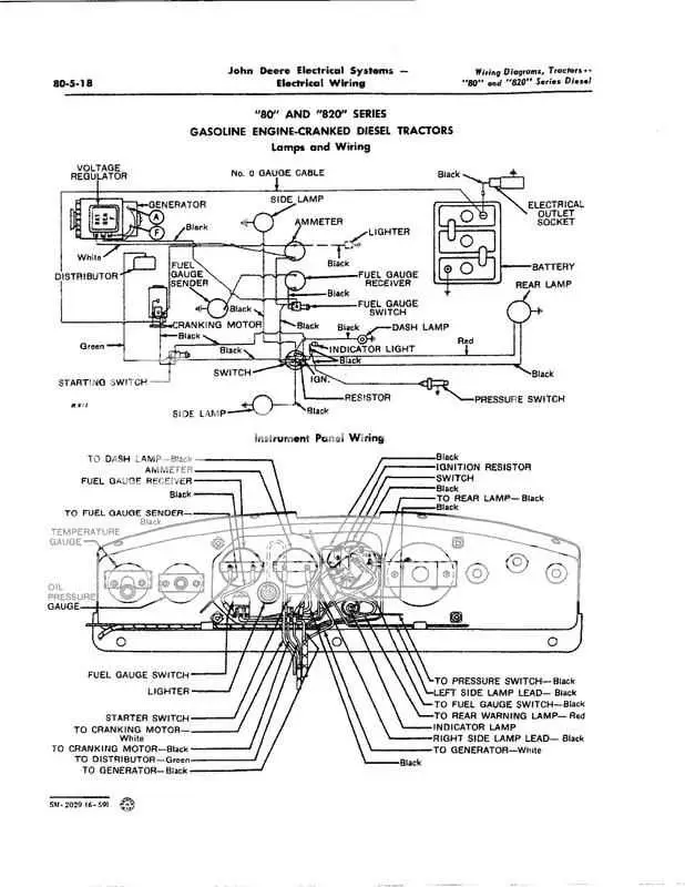 john deere 820 tractor wiring diagram