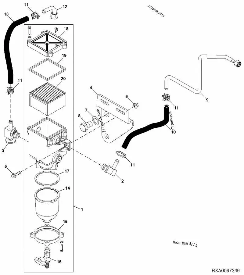 john deere 8330 filter diagram
