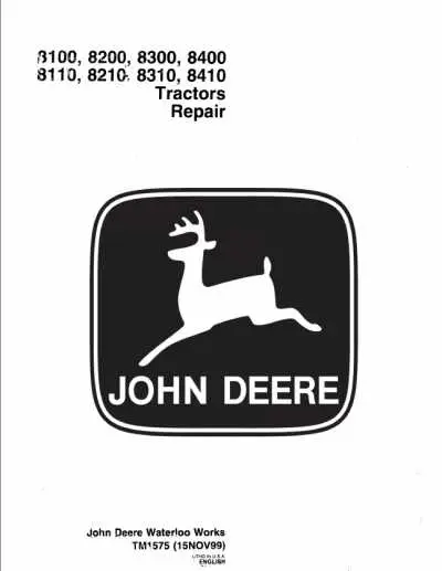 john deere 8400 parts diagram