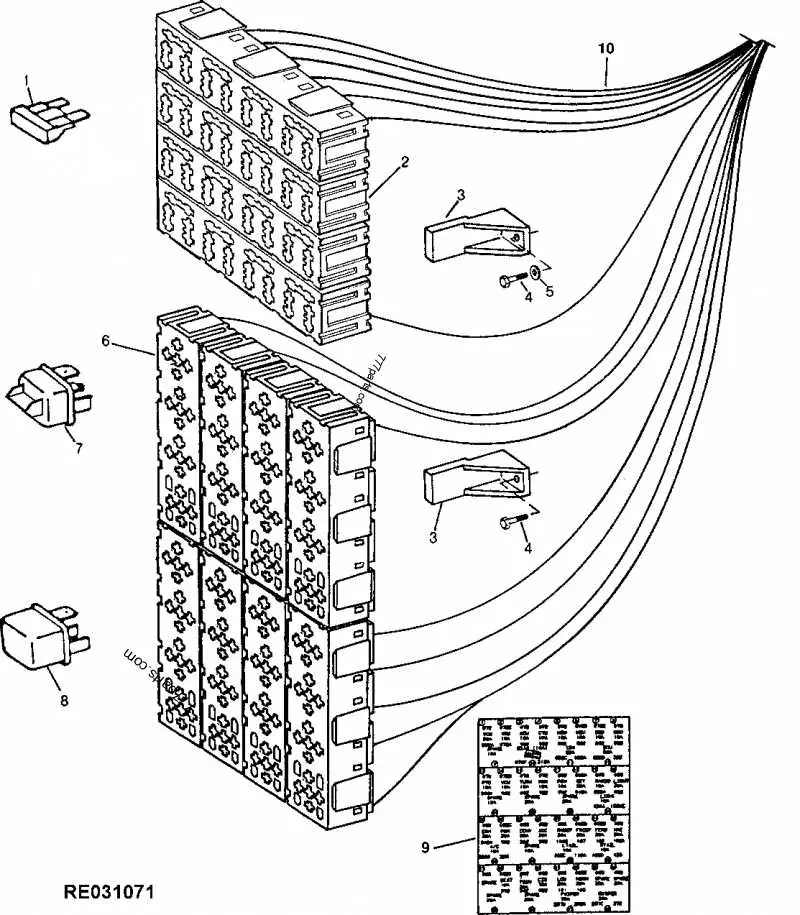 john deere 8520 fuse box diagram