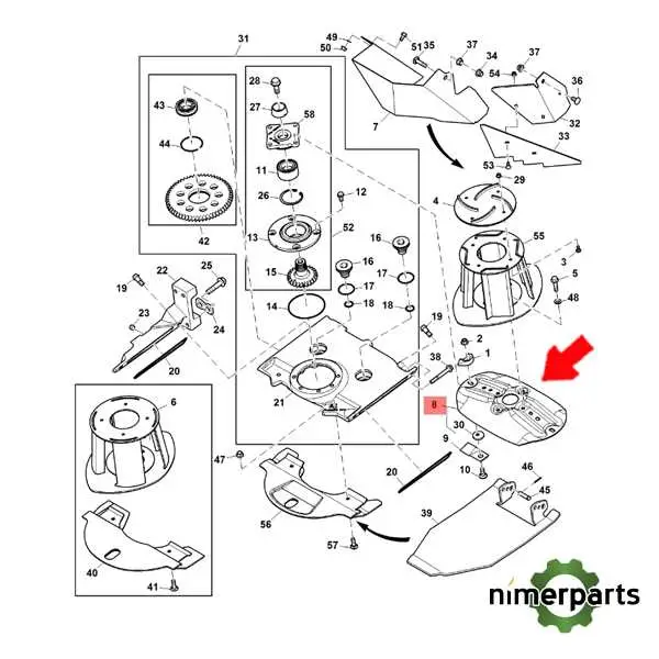 john deere 926 moco parts diagram