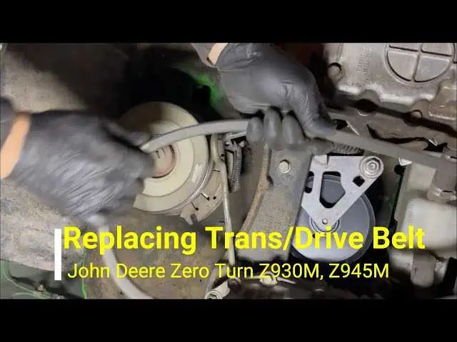 john deere 930m hydrostatic belt diagram