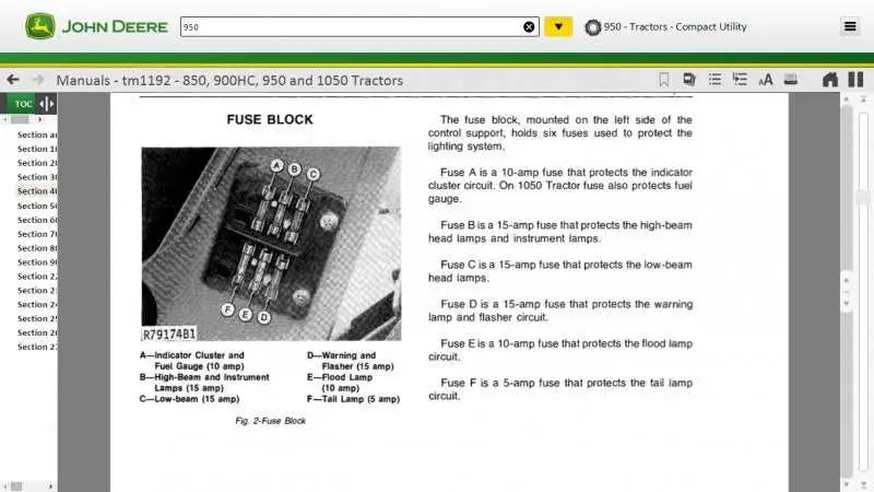 john deere 9500 wiring diagram