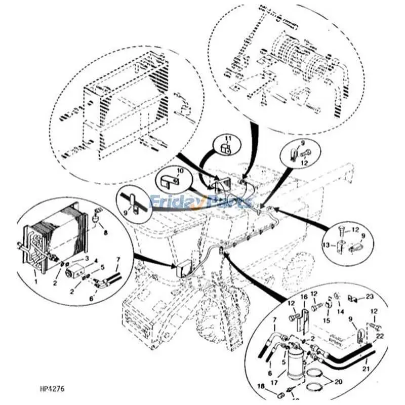 john deere 9510 combine parts diagram