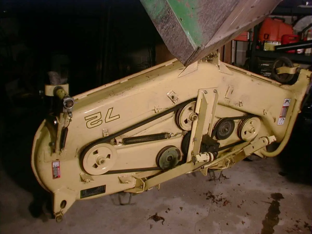 john deere 955 72 inch mower deck belt diagram