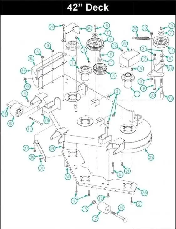 john deere 995 header parts diagram