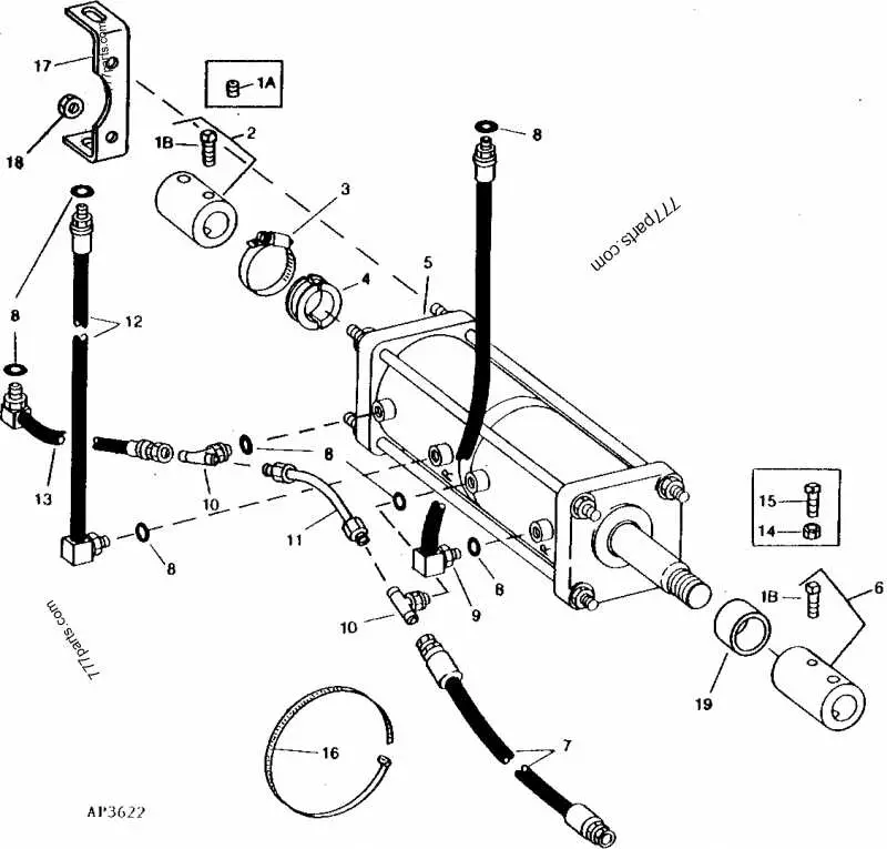 john deere a parts diagrams