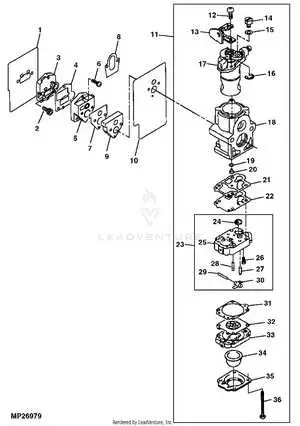 john deere b sleiber carb diagram