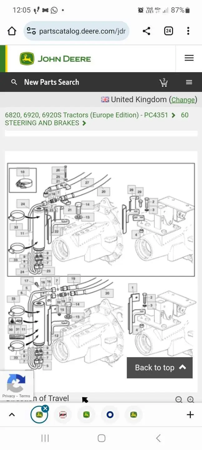 john deere brake release diagram