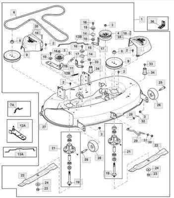 john deere d105 deck diagrams john deere d105 deck diagrams
