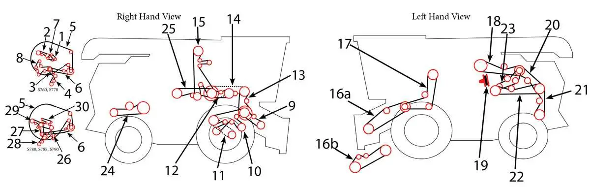 john deere d110 belt replacement diagram