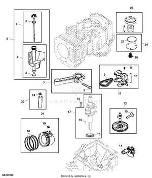 john deere d110 engine parts diagram