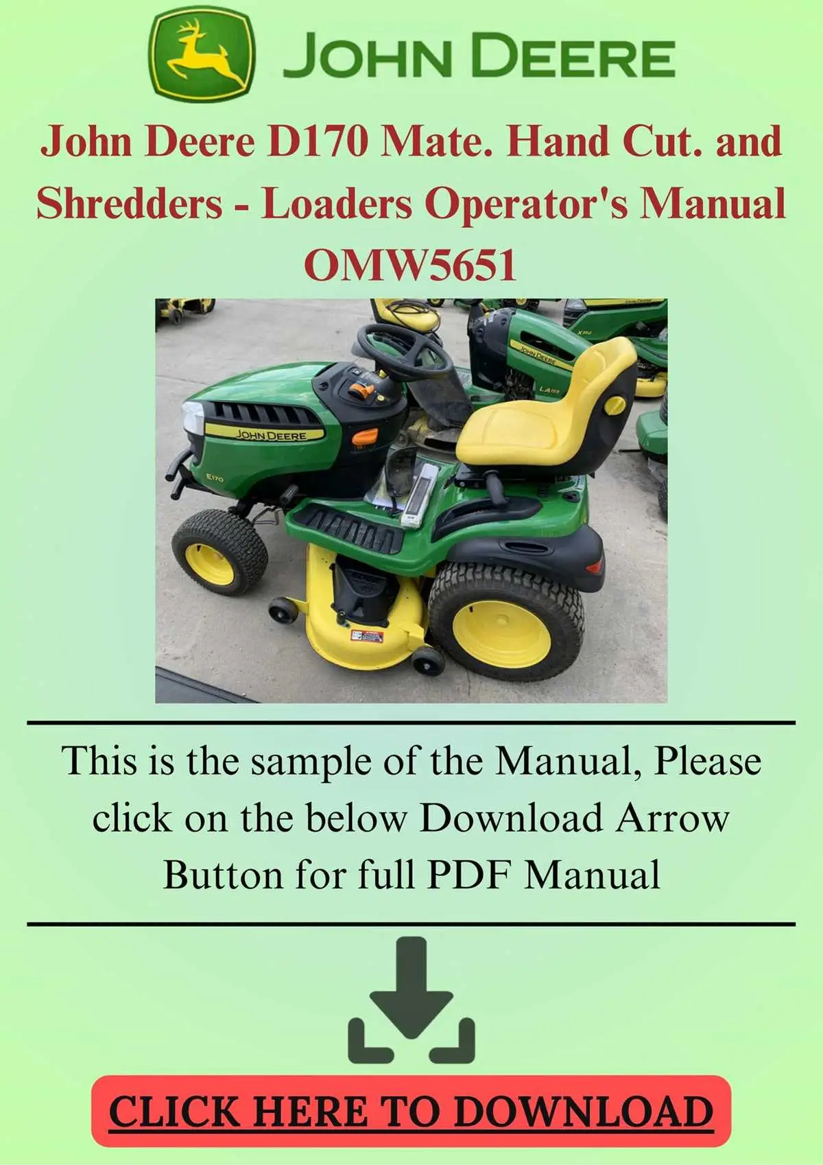 john deere d170 parts diagram pdf