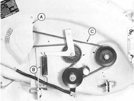 john deere dt110 deck diagram john deere dt110 deck diagram