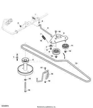 john deere e120 belt diagram