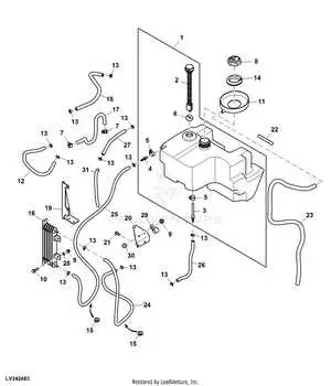 john deere fuel line diagram